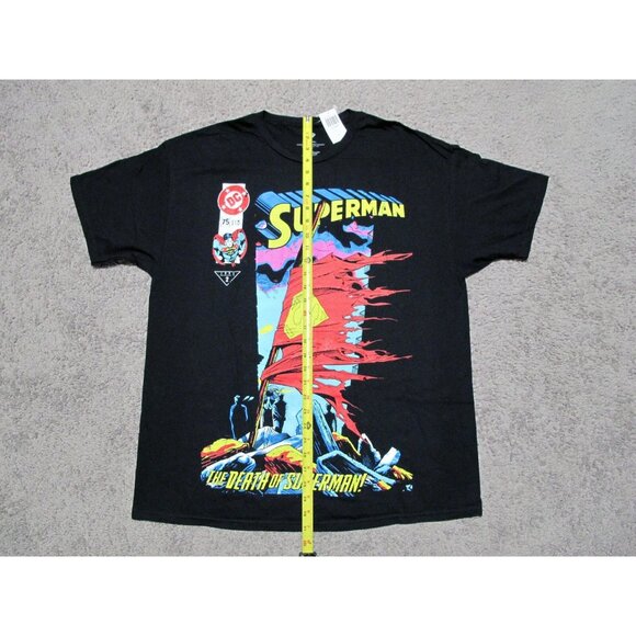 Death of Superman Comic Book Cover Doomsday men's t-shirt sz XL batman dc comics - Picture 7 of 7